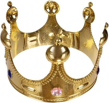 Couronne décorée avec des « pierres précieuses »