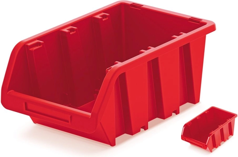 Boîte de rangement en plastique TRUCK 115×80×60 mm rouge