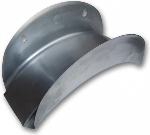 support mural pour tuyau d’arrosage en métal galvanisé