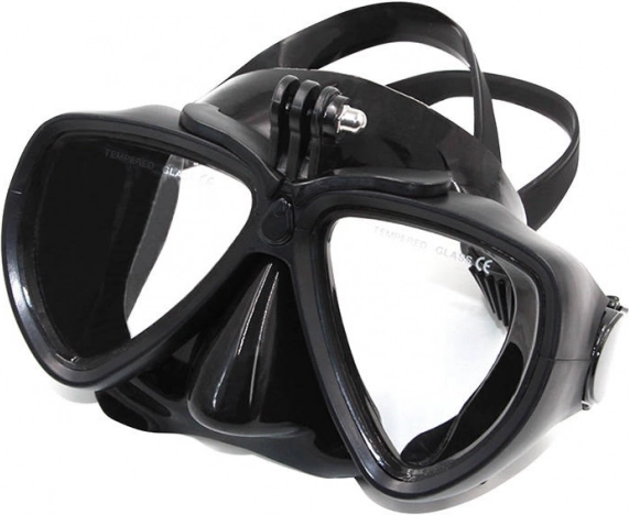 Masque de plongée TELESIN avec support amovible pour caméra d’action