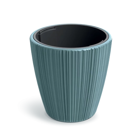 Pot ORO 39 cm bleu scandinave avec insert intérieur