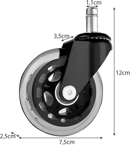 Taille universelle de tige 11 mm et montage rapide