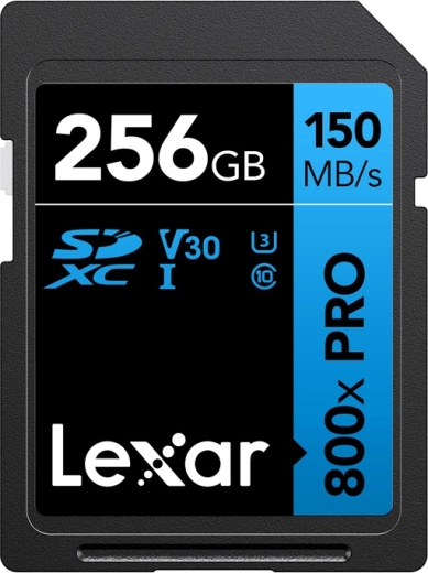 Carte mémoire Lexar Professional 800x Pro SDXC 256 Go