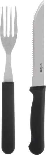 Orion set à steak couteau et fourchette, 2 pcs