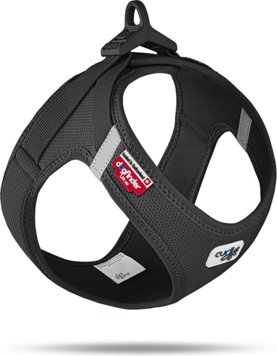 Harnais Curli Air-Mesh avec boucle noir taille S pour chiens 4–7 kg