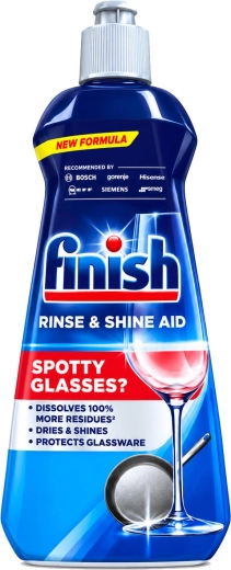 Liquide de rinçage pour lave-vaisselle Finish Shine & Dry Regular 400 ml