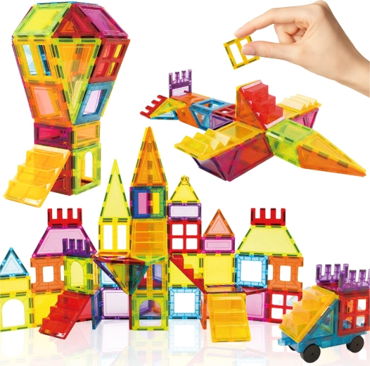 Jeu de construction magnétique pour enfants 85 pcs