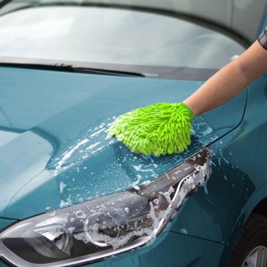 Gant en microfibre pour le lavage de voiture