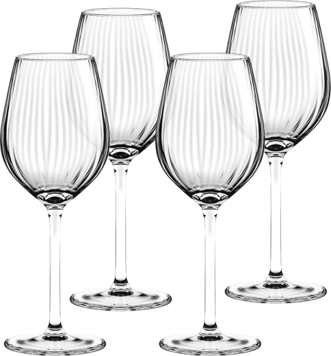 Lot de 4 pièces – des verres assortis pour la table et les invités