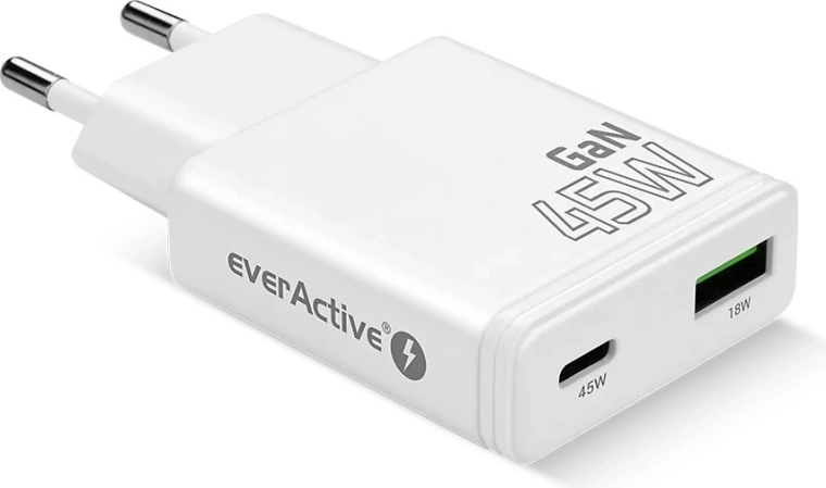 Charge rapide via USB‑C PD jusqu’à 45 W