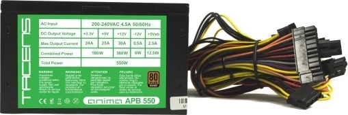 Alimentation efficace et stable de 550 W