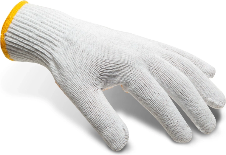 Gants en coton antidérapants L