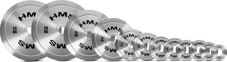 Disque olympique en acier HMS TOS 5 kg