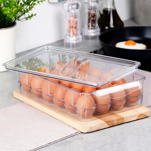 Design empilable pour gagner de la place dans le réfrigérateur