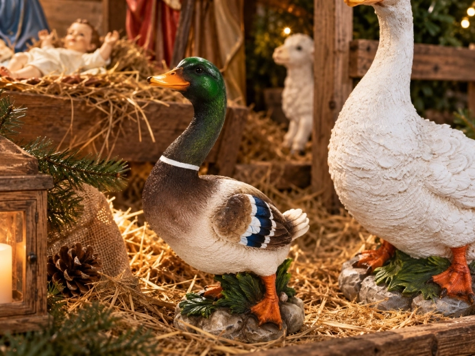 Convient pour une crèche de Noël