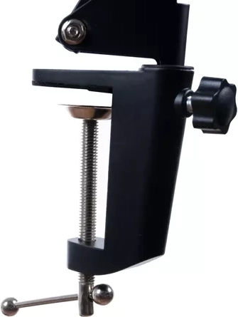 2 modes de fixation : pince ou socle