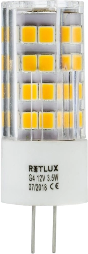 Ampoule LED RETLUX G4 3,5 W 12 V blanc chaud