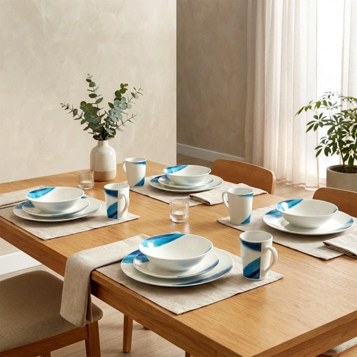 Porcelaine résistante et entretien facile