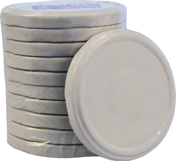 Couvercles TWIST 82 blancs pour stérilisation (10 pcs)