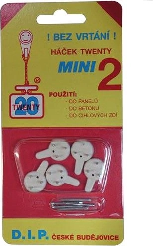 Crochet TW. Mini II PH blanc (5 pcs)