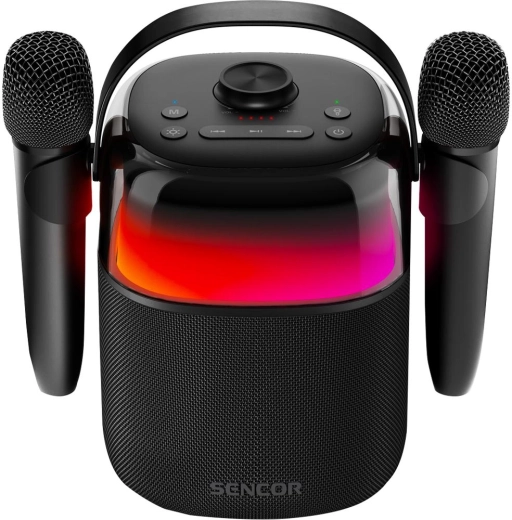 Enceinte karaoké Bluetooth portable Sencor avec microphones sans fil
