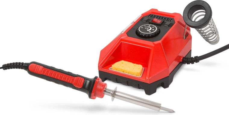 Station de soudage Fahrenheit avec support pour fer à souder et étain, 60 W