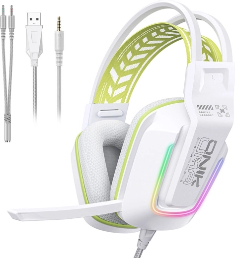 Casque de jeu Onikuma X13 blanc