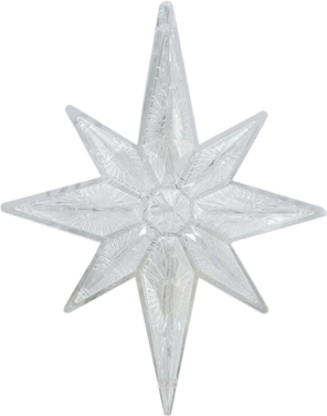 Rideau lumineux LED avec étoiles, 138 LED, alimentation USB – Blanc froid