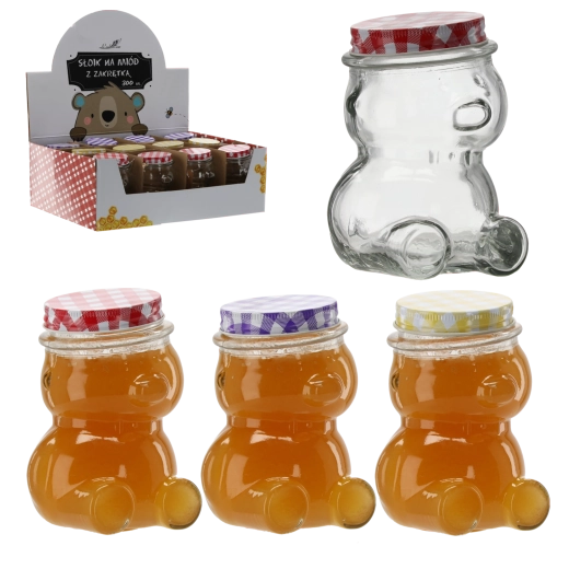 Bocal ourson avec couvercle à vis 300 ml