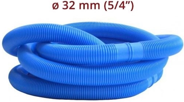 Tuyau de piscine 32 mm (5/4") au mètre – 1 m, bleu