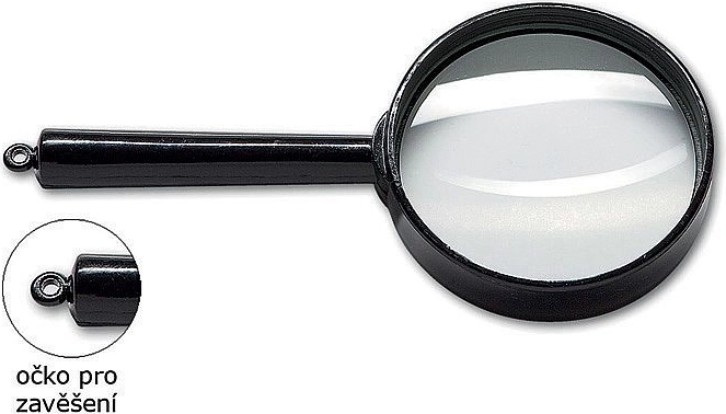 Loupe CONCORDE avec cadre en plastique, diamètre 40 mm