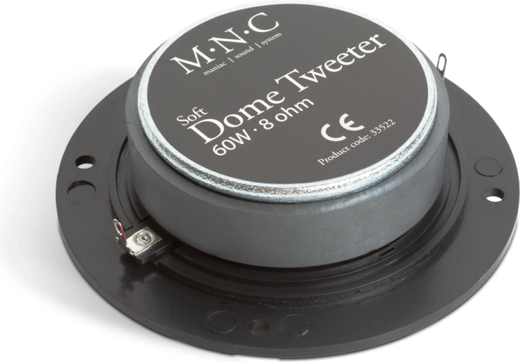 Puissance de 60 W et impédance de 8 ohms