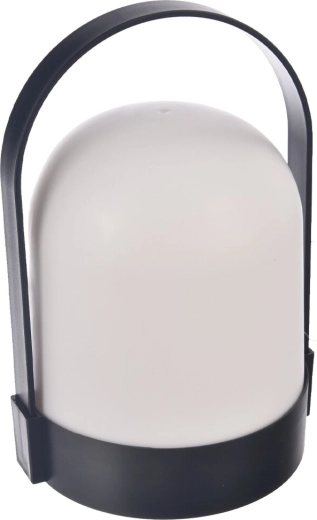 Lampe LED UH blanche/noire 21 cm