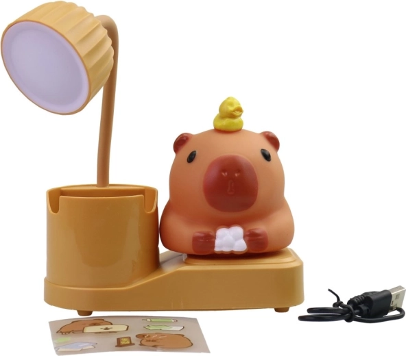 Design adorable avec capybara pour une ambiance chaleureuse