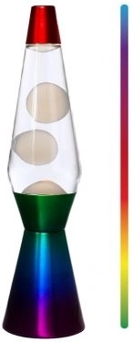 Lampe à lave avec LED changeant de couleur