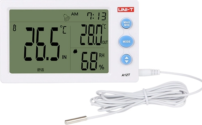 Uni-T A12T thermomètre et hygromètre avec sonde externe