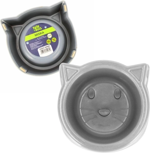 Gamelle grise pour animaux de compagnie