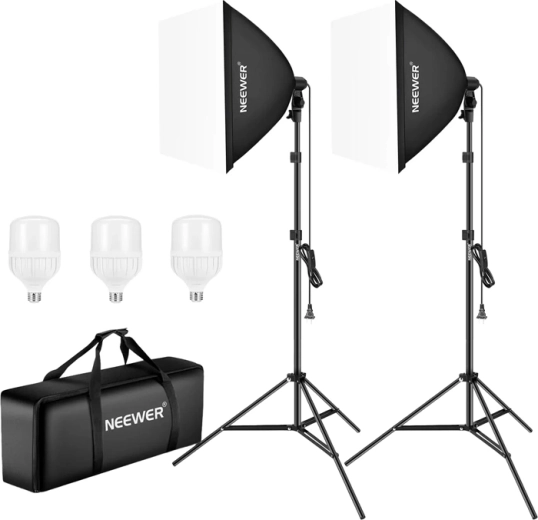 Kit d’éclairage de studio NEEWER NK200 avec softboxes