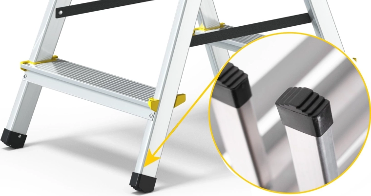 Marches antidérapantes et posture sûre