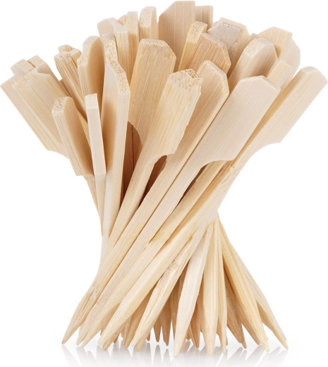 Cure-dents à cocktail en bambou 9 cm, 50 pcs