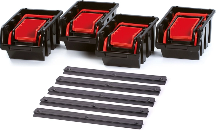 Ensemble de boîtes murales de rangement avec rails SETTRUCK