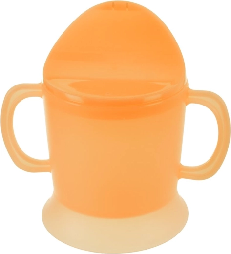 Gobelet enfant en plastique avec bec 0,23 l orange