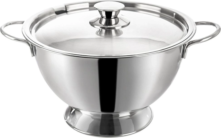 Soupière en acier inoxydable avec couvercle Orion 4,5 l