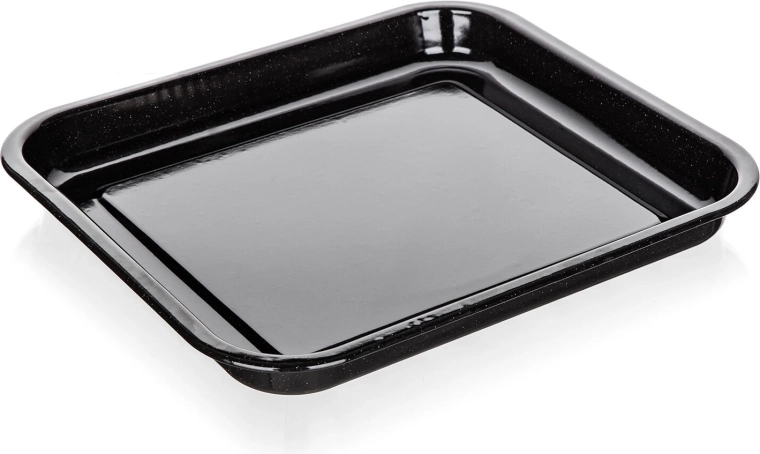 plat à rôtir émaillé 41 × 37 × 4 cm CULINARIA Black