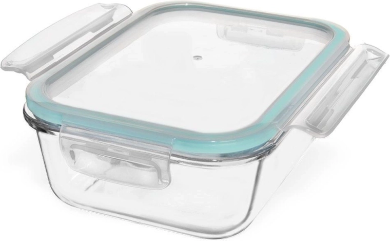 Bocal alimentaire en verre avec couvercle étanche et joint 1 l