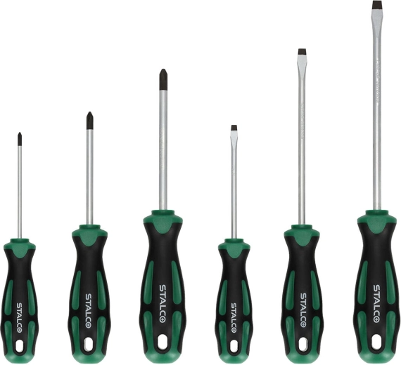 Jeu de tournevis 6 pcs PHILLIPS et plats STALCO