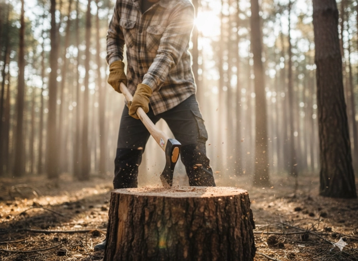 Manche en frêne confortable