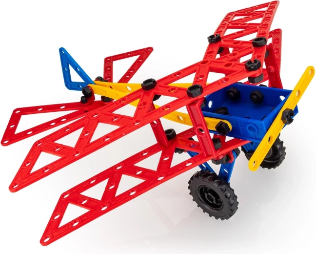 Modèles créatifs : biplan, véhicules et bateaux