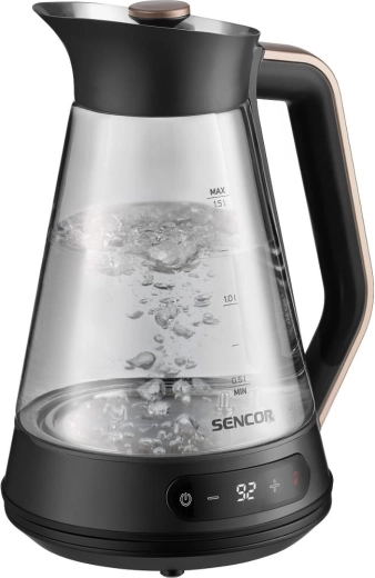 Bouilloire électrique Sencor avec réglage de la température, 1,5 l