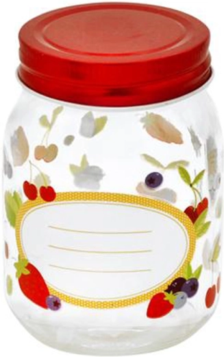 Bocal de stérilisation avec couvercle Toro 380 ml fruits